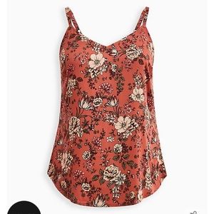 Torrid floral challis cami